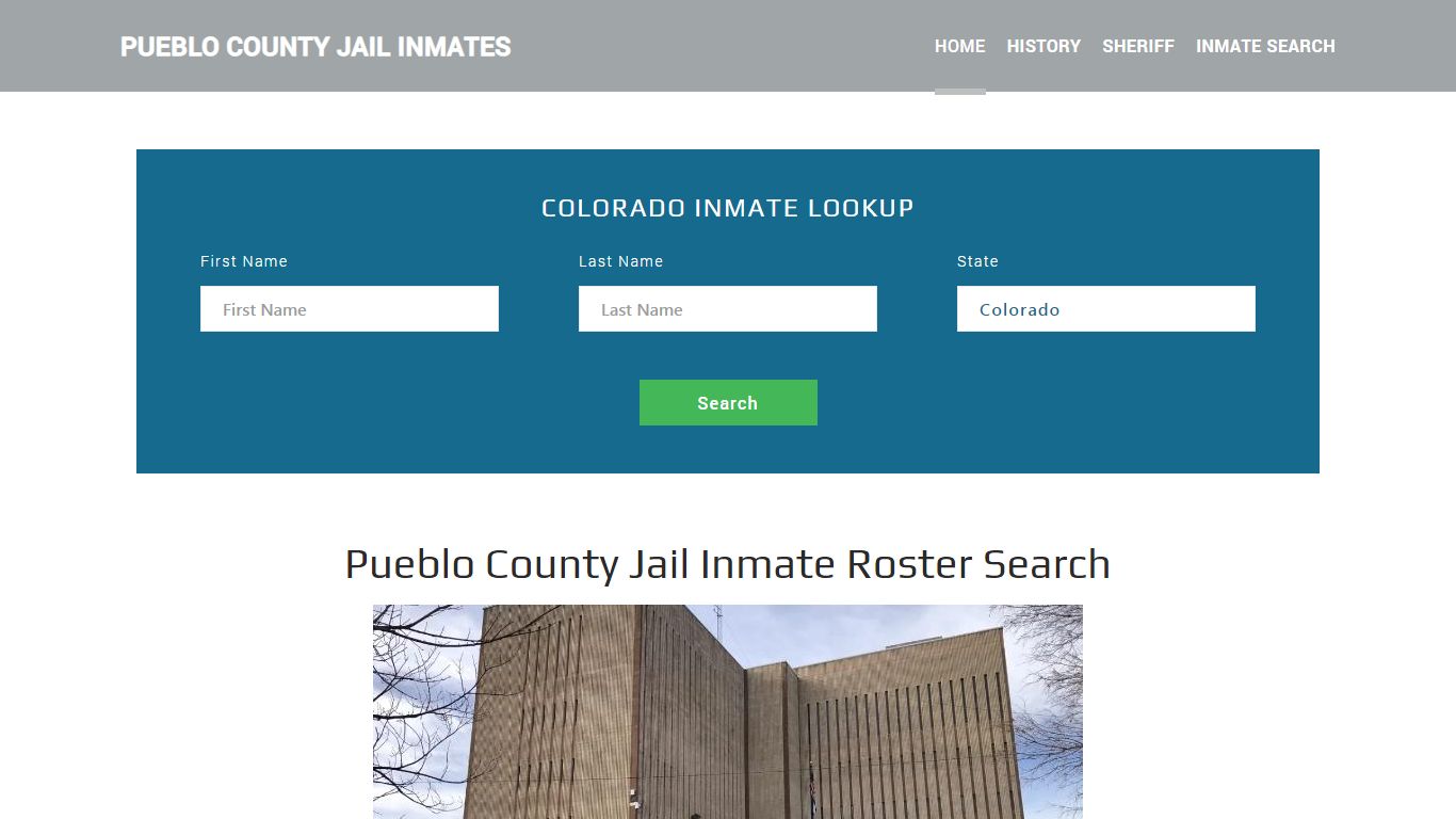 Pueblo County Jail Inmate Roster Lookup, Pueblo, CO